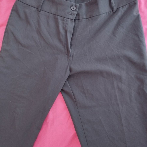Fabric gray brown suit pants used, size 48