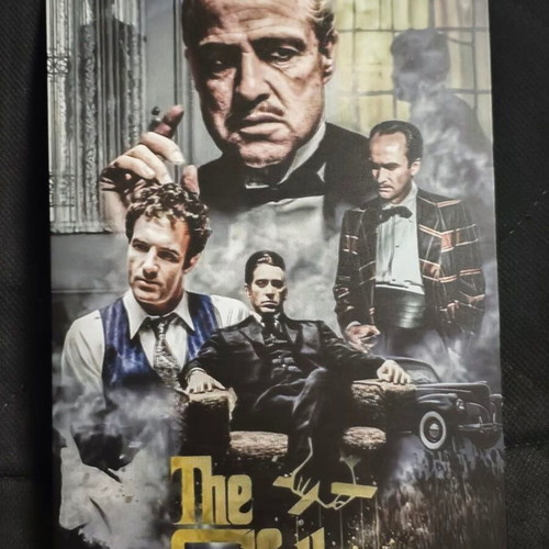 The Godfather metal poster like new, collectible decoration