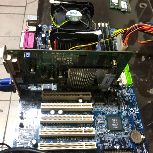 Complete motherboards used, pack of 478 with RAM, graphics cards and processors