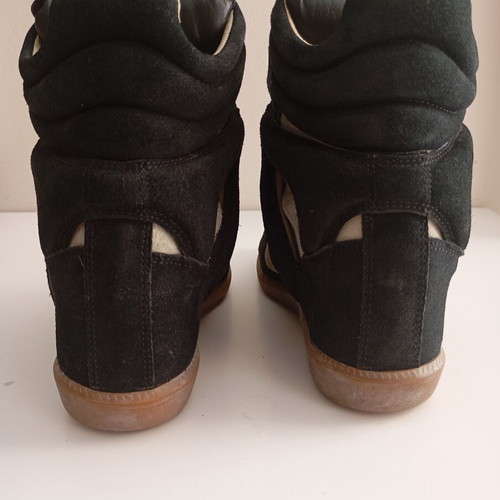 Isabel Marant ankle boots used, size 38, black and grey