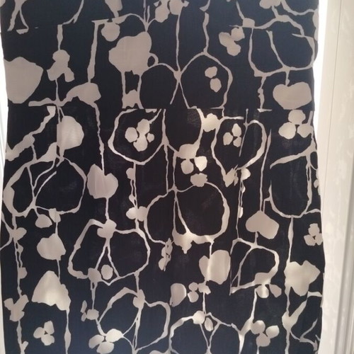 Lola women's dress black and white knee-length like new