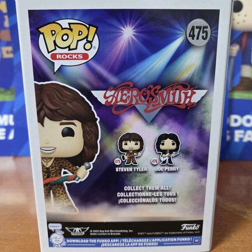 Funko Pop Rocks #475 Aerosmith Steven Tyler new exclusive figure