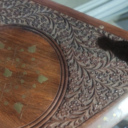 Decorative corner shelf like new, wooden, assemble-yourself