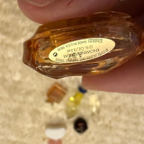 Set of branded mini perfumes like new, Dior, Estée Lauder, Balmain, Yves Rocher