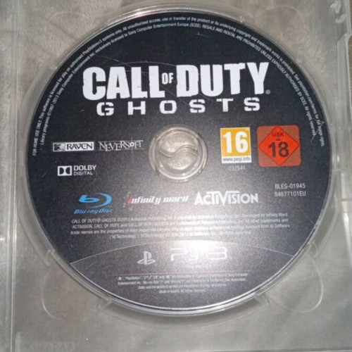 Call of Duty: Ghosts PS3 игра употребявана в добро състояние
