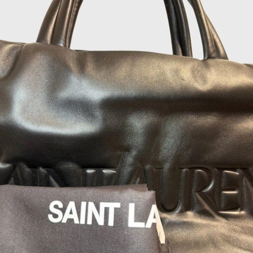 YSL Lambskin Tote New Black Shoulder Bag