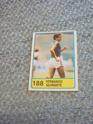 The Stars of Football 1986 #188 συλλεκτική κάρτα ποδοσφαίρου Fernando Quirarte από το Μεξικό