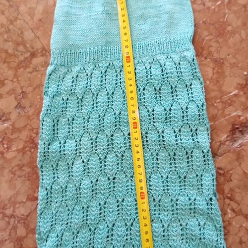 Handmade cotton children's dress turquoise, new, age 2