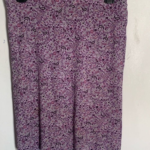 Naf Naf summer skirt knee-length like new, purple, size L