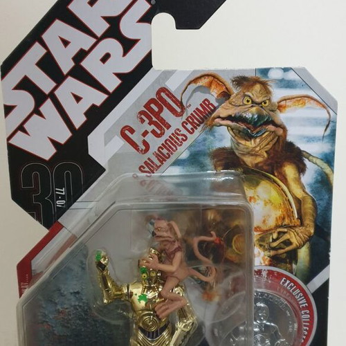 Star Wars C-3PO & Salacious Crumb figure new Hasbro 2007