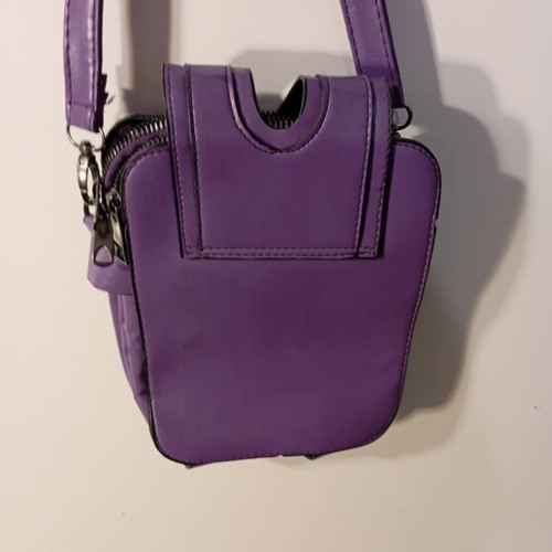 Tonny Black small purple shoulder bag like new, faux leather
