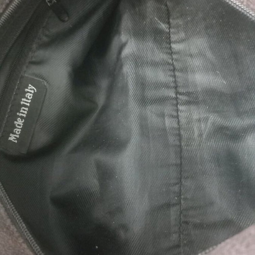 Women's leather handbag used, brown color