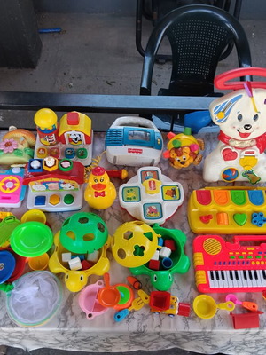 Baby educational toys used, 90s-00s decade, Fisher Price, Playskool