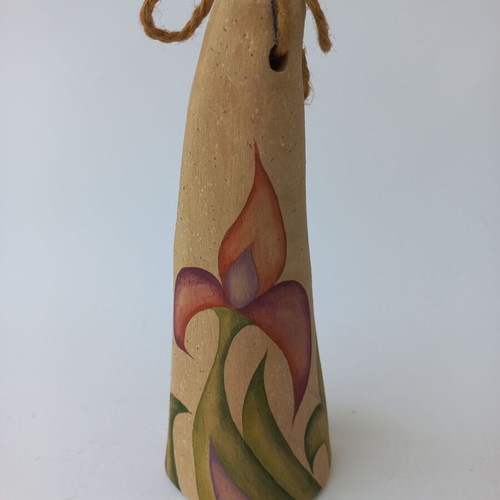 Handmade Czech ceramic bell like new