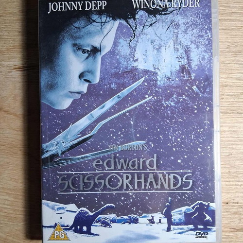 Edward Scissorhands DVD used, drama fantasy romance