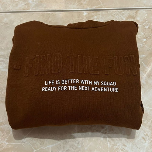 H&M brown hoodie like new, size 110-116