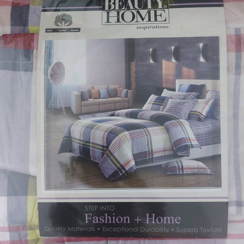 Quilt with duvet cover and 2 matching pillowcases new 100% cotton