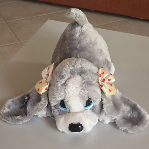 Sad Sam and Honey Puppy plush toy used, collectible from 1980s
