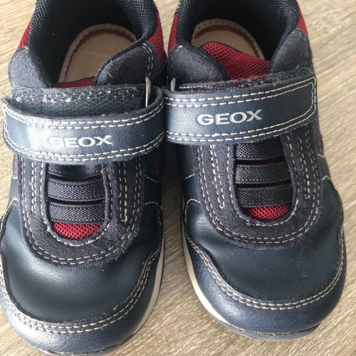 Geox kids shoes used No 25 blue casual