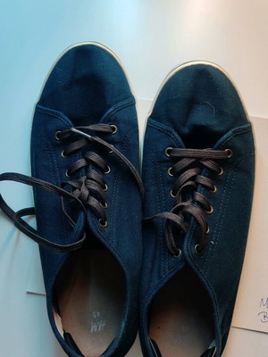 H&M blue shoes like new, casual size 45