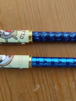 Mickey Mouse Classic vintage markers used, collectible set of 2