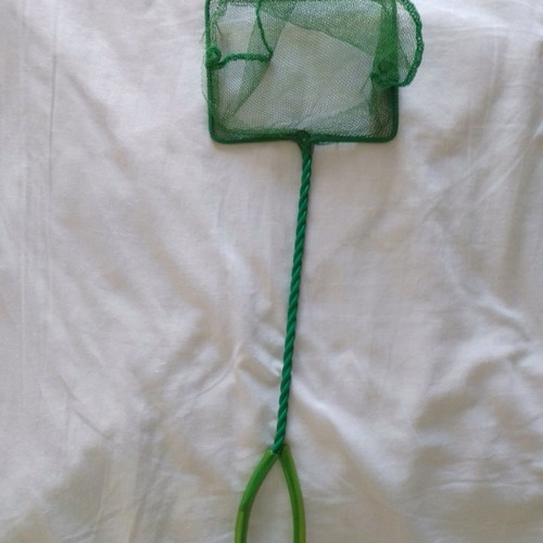 Small aquarium net used