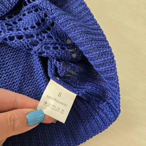 Summer vest new, size S, blue