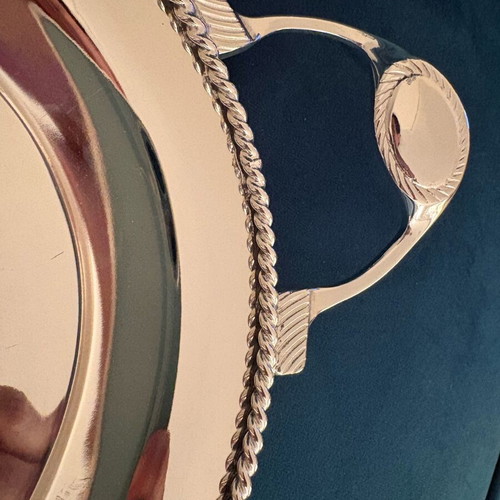 Serving tray Pantazelos silver plated 48 cm like new