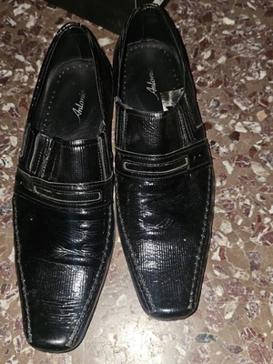 Antonio Shoes men's leather shoes like new, size 43, black