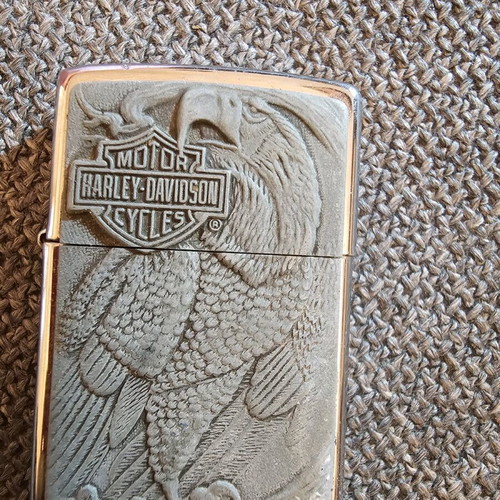 Harley Davidson Zippo lighter used