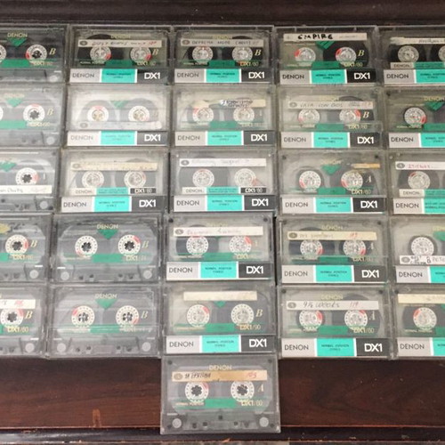 Denon DX1 cassette cases used, pack of 36