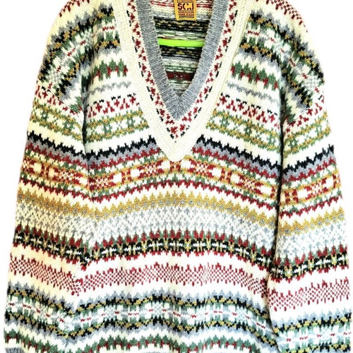 Stefanel wool knit vintage 80s-90s sweater like new