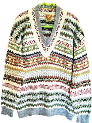 Stefanel wool knit vintage 80s-90s sweater like new