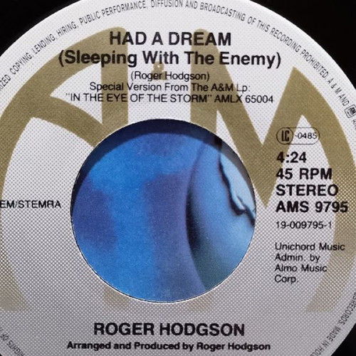 Roger Hodgson Had A Dream 45 RPM vinyl used, rock