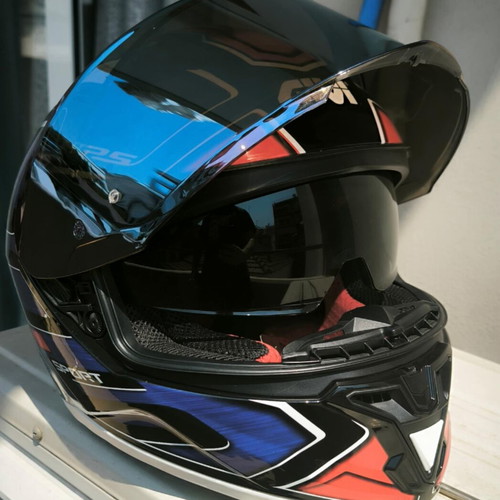 Givi H50.6 Sport helmet like new, Deep Blue/Red, size 56 small