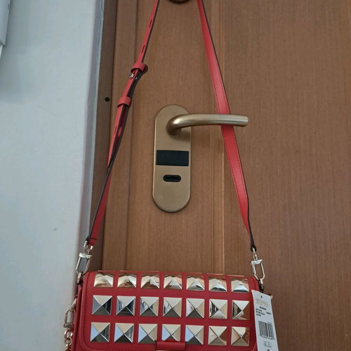 Michael Kors handbag new, red, 100% leather