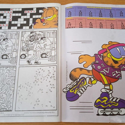 Garfield comic magazines used, issues 126 and 141 from 2002