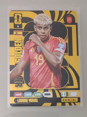 Panini Adrenalyn XL Fifa World Cup 2026 Lamine Yamal Golden Baller καινούργιο