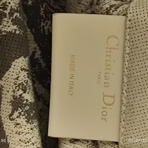 Dior canvas book tote bag like new, unisex, grey and beige