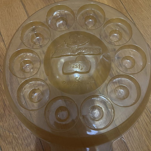 Vintage Beyblade Spinners collectible base case Tasty retro 00s