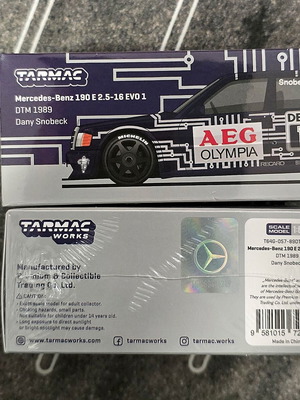 Tarmac Works Mercedes Benz 190E 2.5 16V Evo I N 11 DTM 1989 καινούργιο
