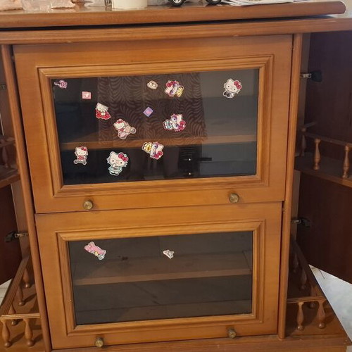 TV cabinet used, with bar