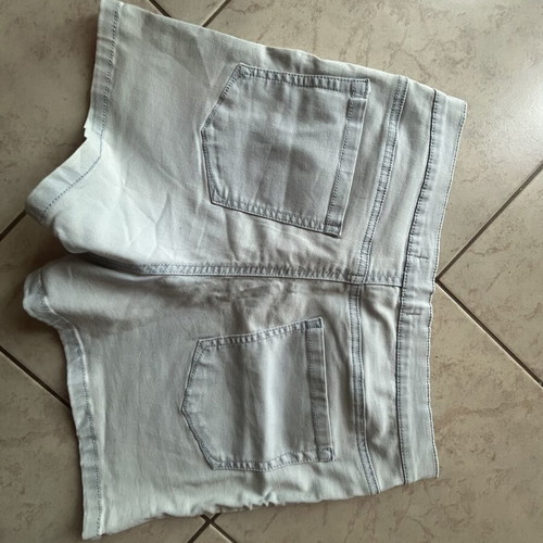 Denim shorts used, turquoise, size XL 42 14