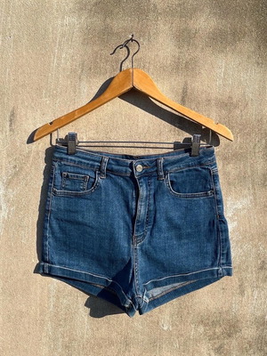 Denim shorts mid-rise no 38