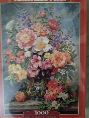 Puzzle 1000 pieces June Flowers Castorland new