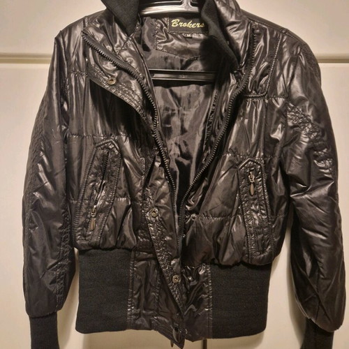 Black short jacket like new, size M