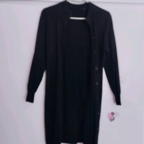 Woolen women's cardigan Medium like new, black
