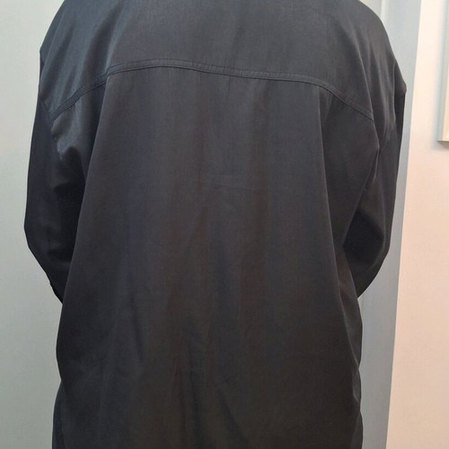 Oversized shirt black with satin texture like new
