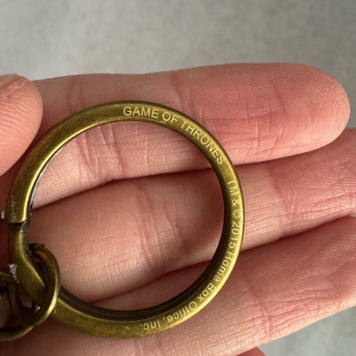 Game of Thrones The Hand of King keychain Abysse gold like new