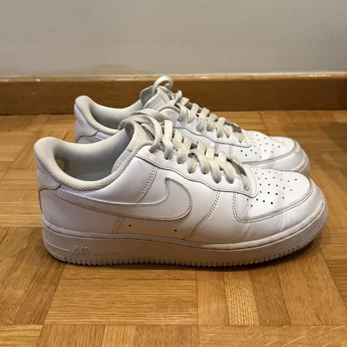 Nike Air Force 1 sneakers used, size 40.5, white